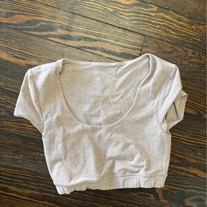 Beyond yoga - size XS space dye top for workout or every day. - nude